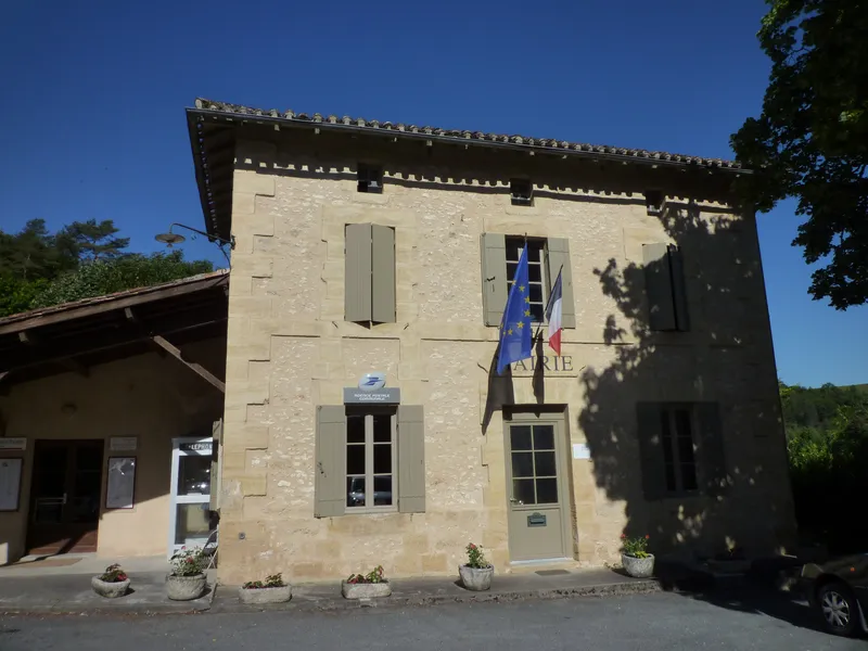 Vue de Montferrand-du-Périgord, Dordogne