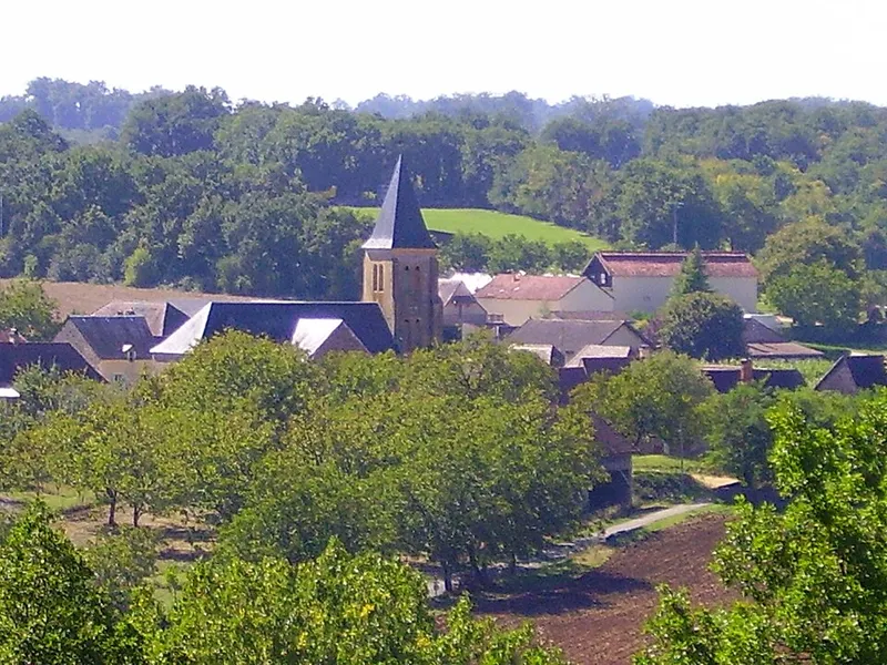 Vue de Nabirat, Dordogne