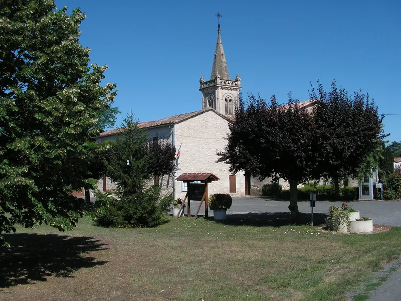 Vue de Razac-de-Saussignac, Dordogne