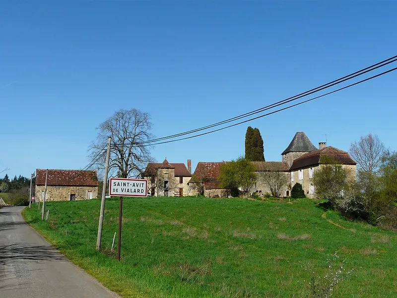 Vue de Saint-Avit-de-Vialard, Dordogne