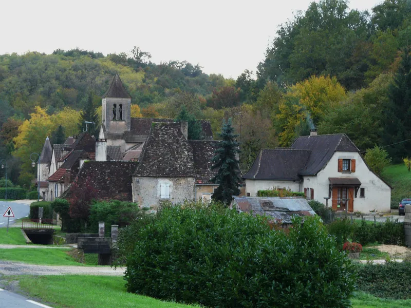 Vue de Saint-Félix-de-Reillac-et-Mortemart, Dordogne