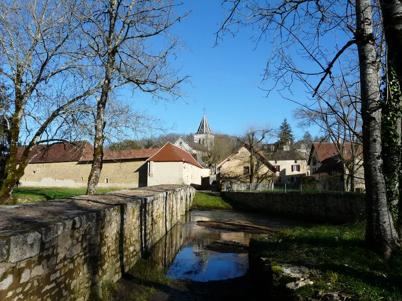 Vue de Saint-Germain-des-Prés, Dordogne