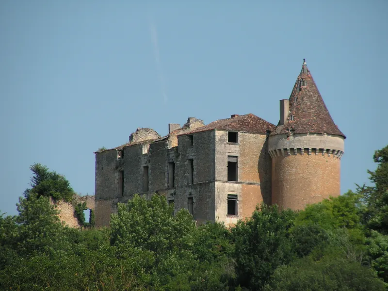 Vue de Sainte-Foy-de-Longas, Dordogne