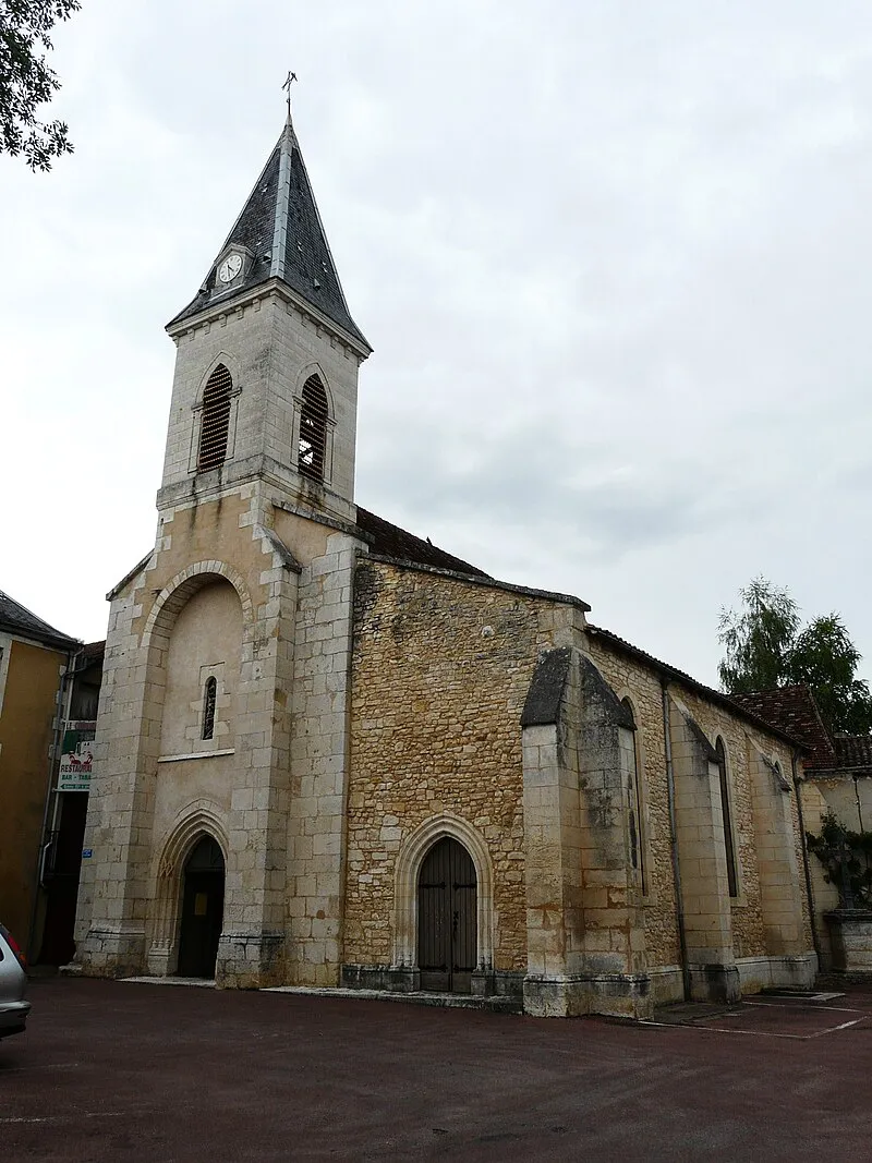 Vue de Savignac-les-Églises, Dordogne