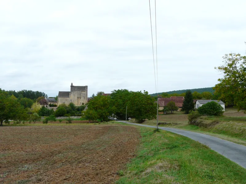 Vue de Sergeac, Dordogne
